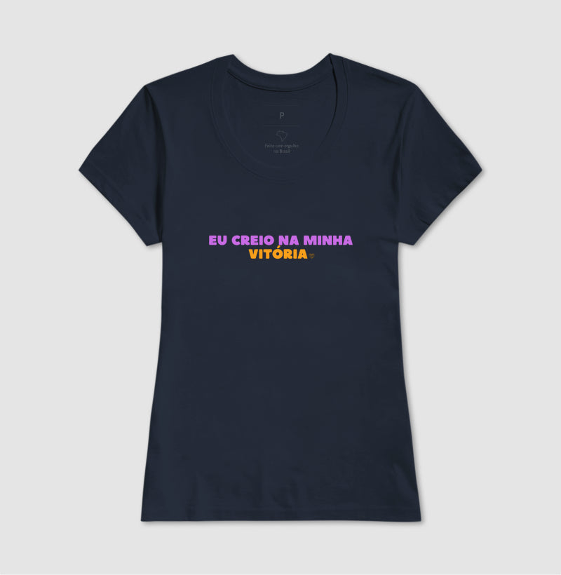 Camiseta Personalizada - Eu creio na vitória