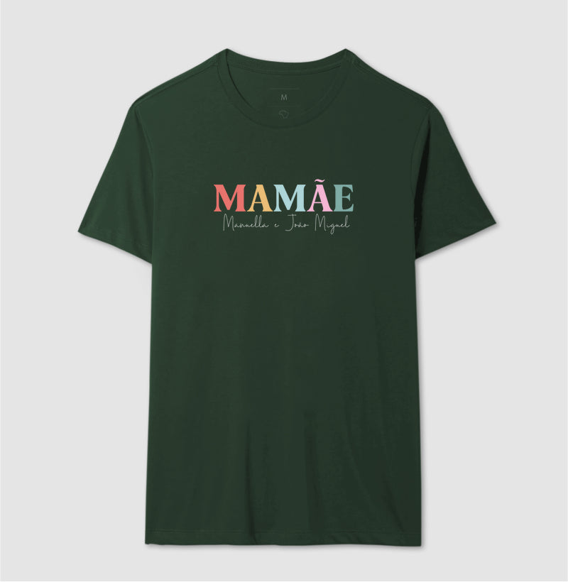 Camiseta - Mamãe colorida