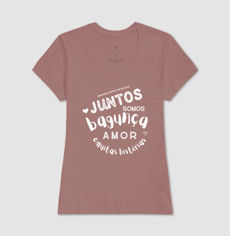Camiseta - Família Juntos somos Bagunça