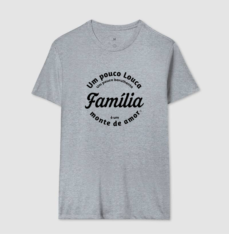 Camiseta Família - Um monte de amor