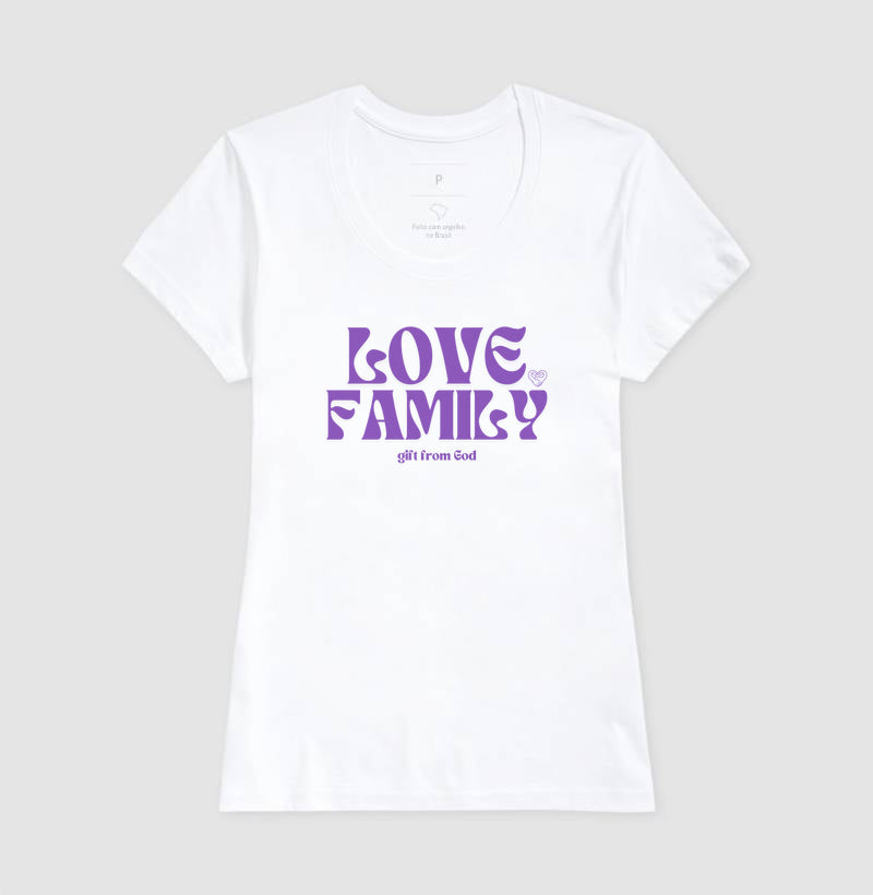 Camiseta Família - Love Family