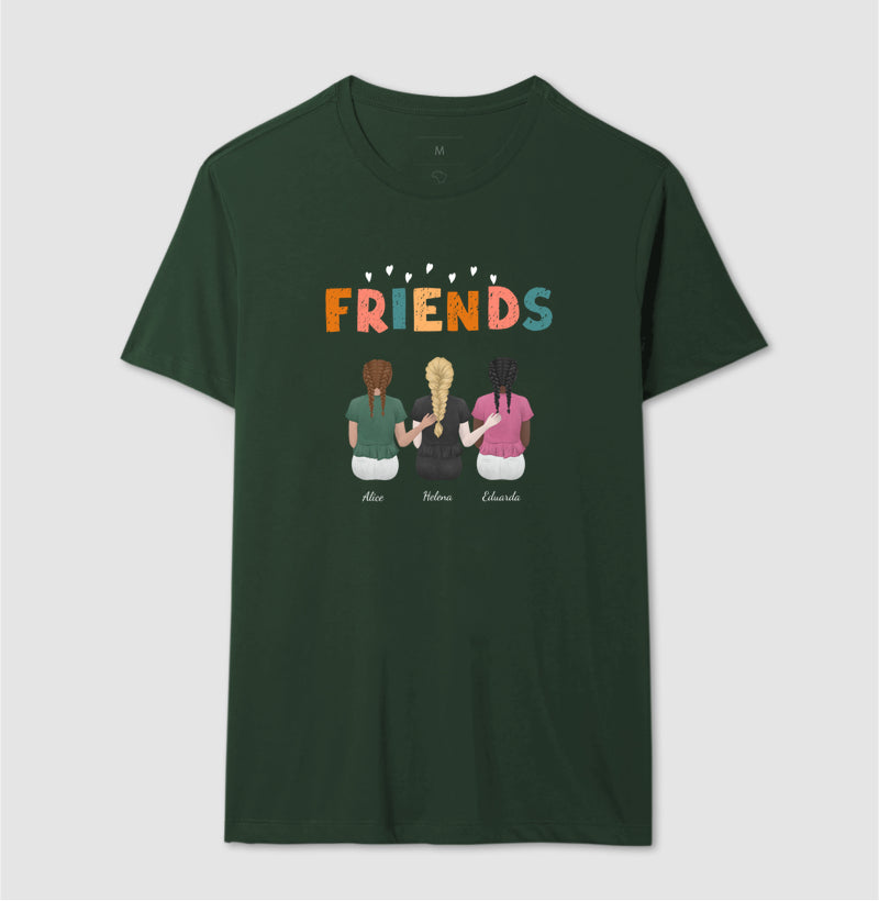 Camiseta Personalizada - Melhores Amigas