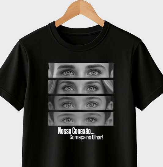 Camiseta Personalizada Olhares (Algodão Peruano)