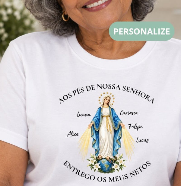 Camiseta Personalizada Nossa Senhora das Graças