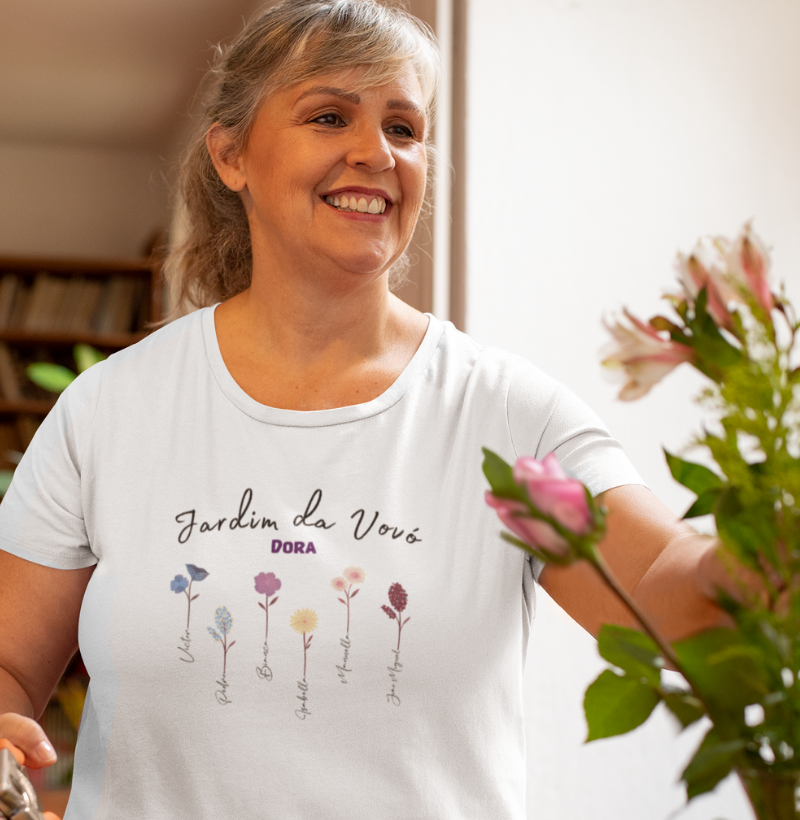 Camiseta Personalizada - Jardim da Vovó