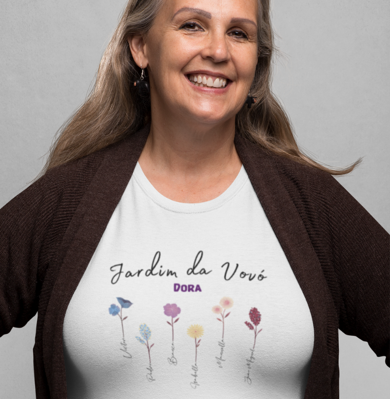 Camiseta Personalizada - Jardim da Vovó
