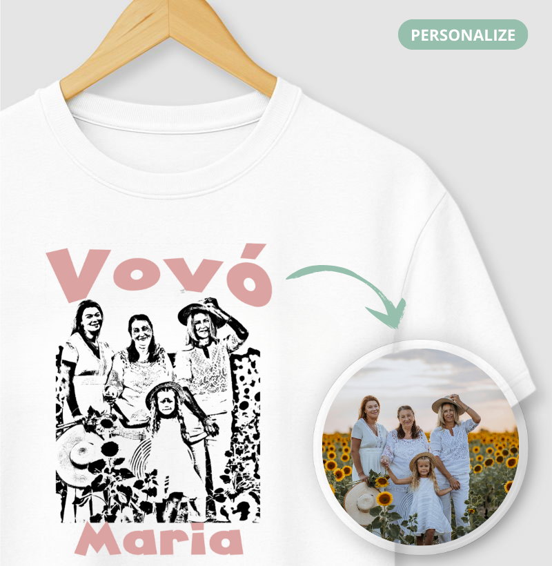 Camiseta - Retrato Família