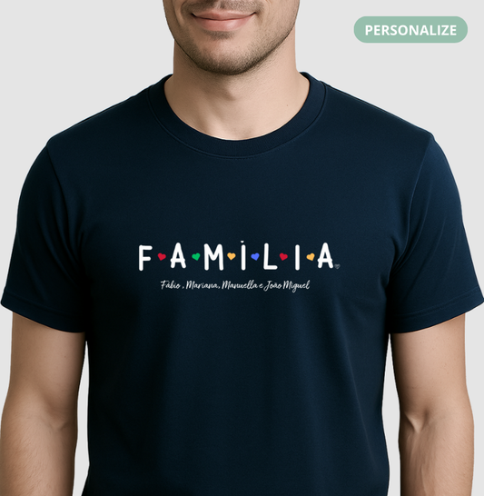 Camiseta Personalizada Família Divertida