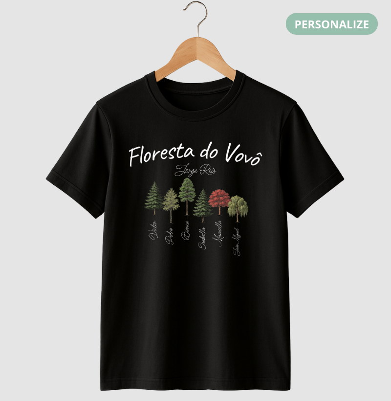Camiseta Personalizada - Floresta do Vovô