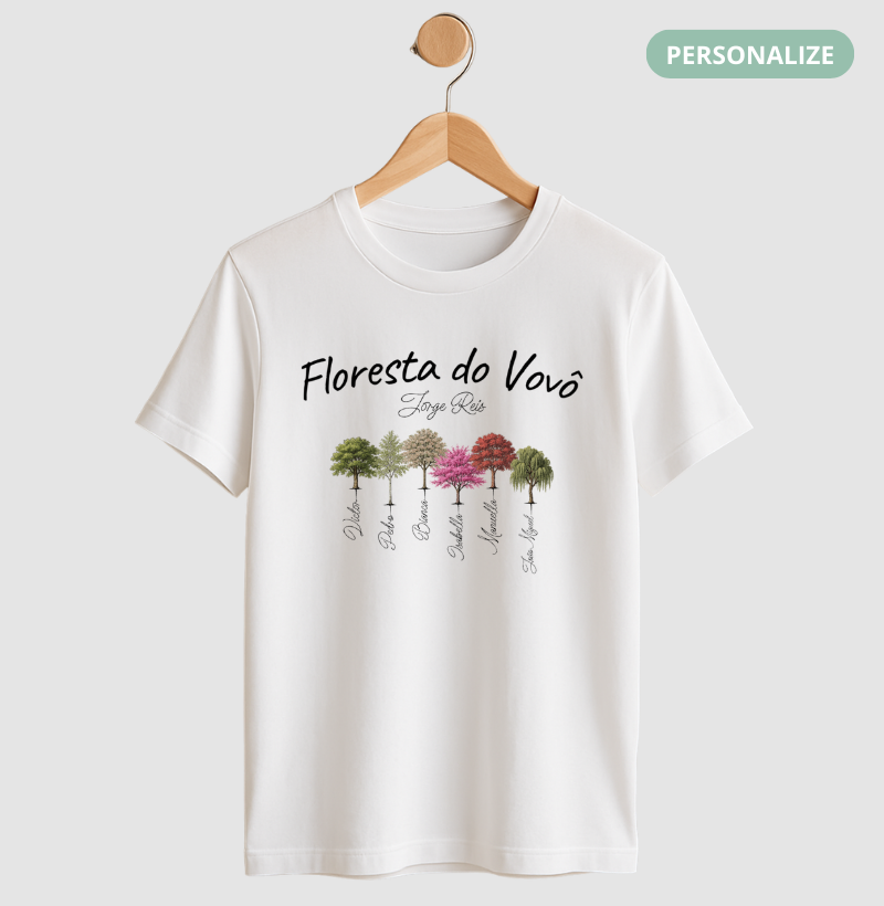 Camiseta Personalizada - Floresta do Vovô
