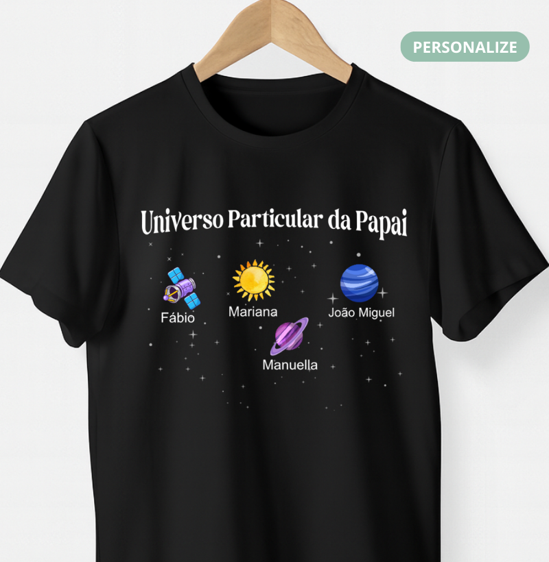 Camiseta Personalizada Universo Particular