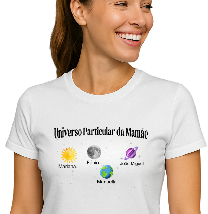 Camiseta Personalizada - Universo Particular
