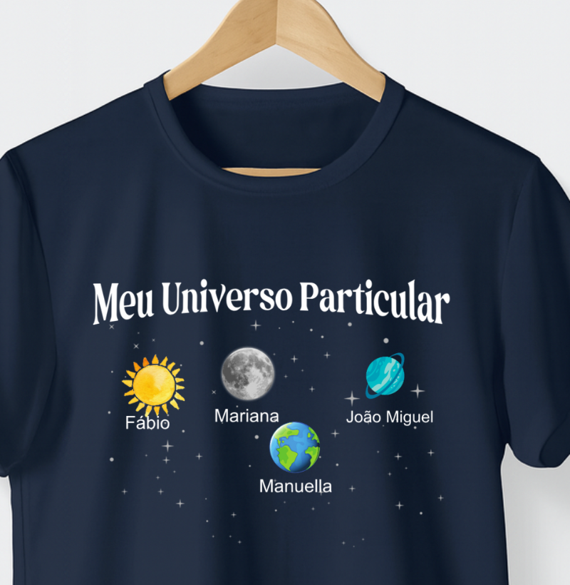 Camiseta Personalizada - Universo Particular