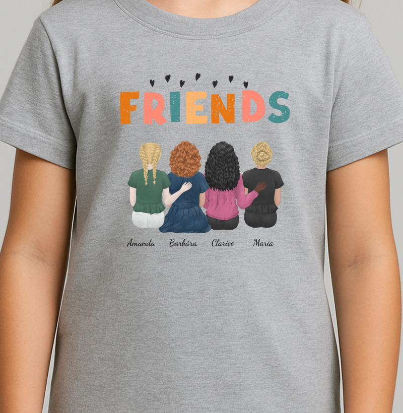 Camiseta Personalizada - Melhores Amigas