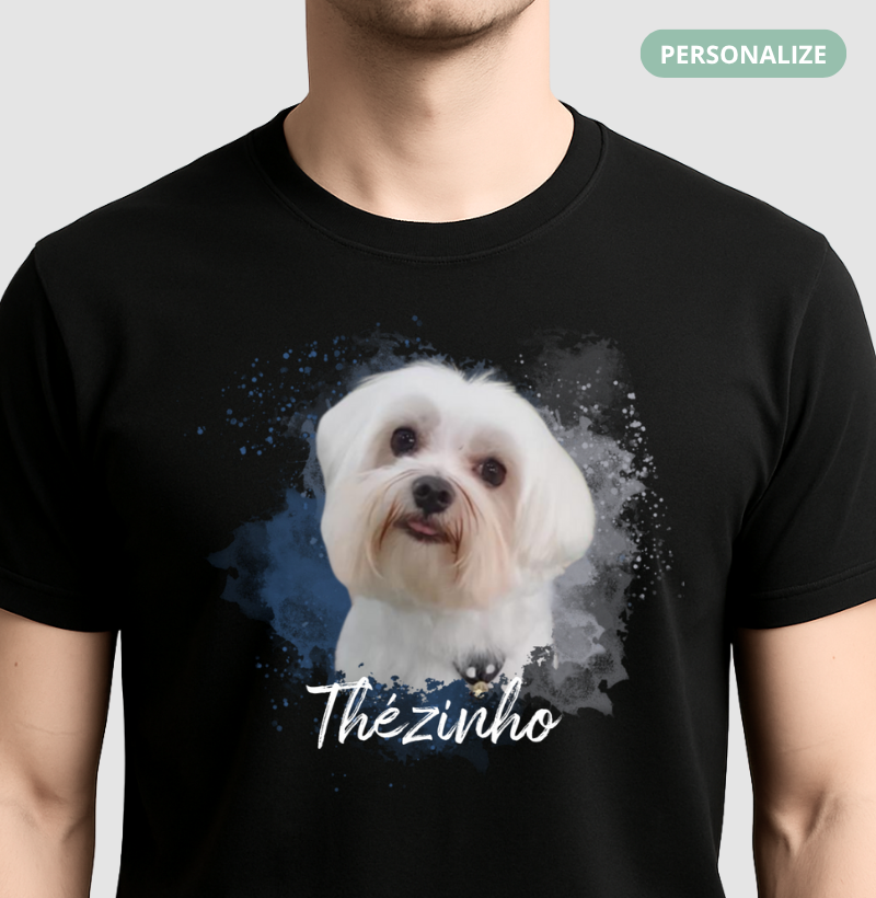 Camiseta Personalizada Bootleg - Meu Pet