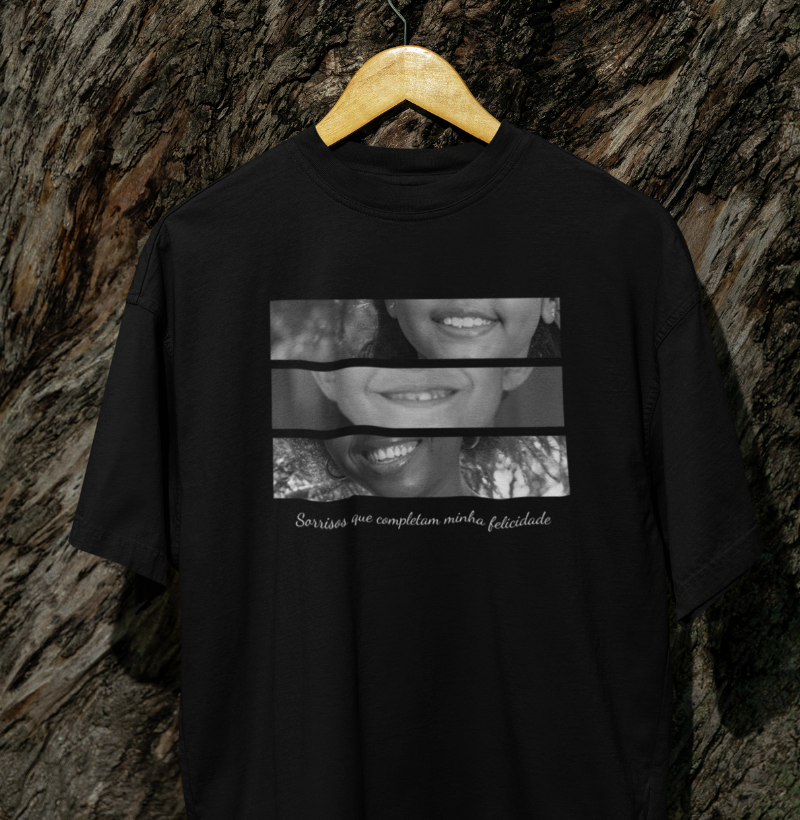 Camiseta Sorrisos de Felicidade