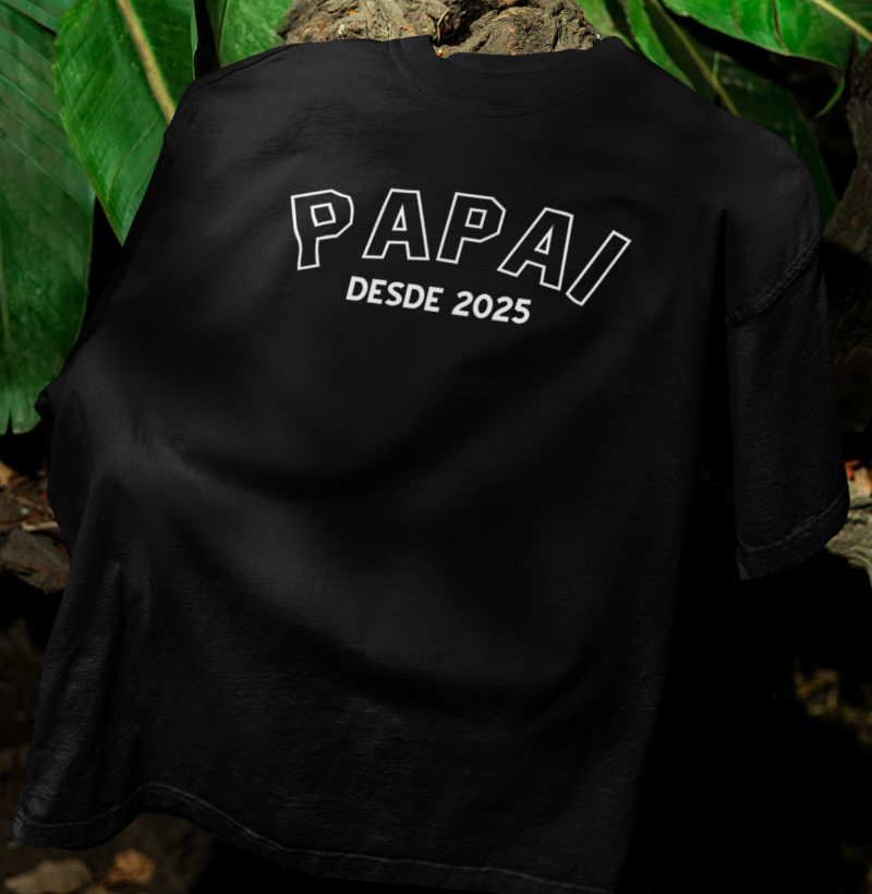 Camiseta Pai - Papai e ano