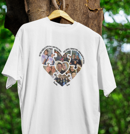 Camiseta Personalizada Família a Peça perfeita