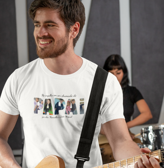 Camiseta Personalizada Pai Me orgulho em ser chamado