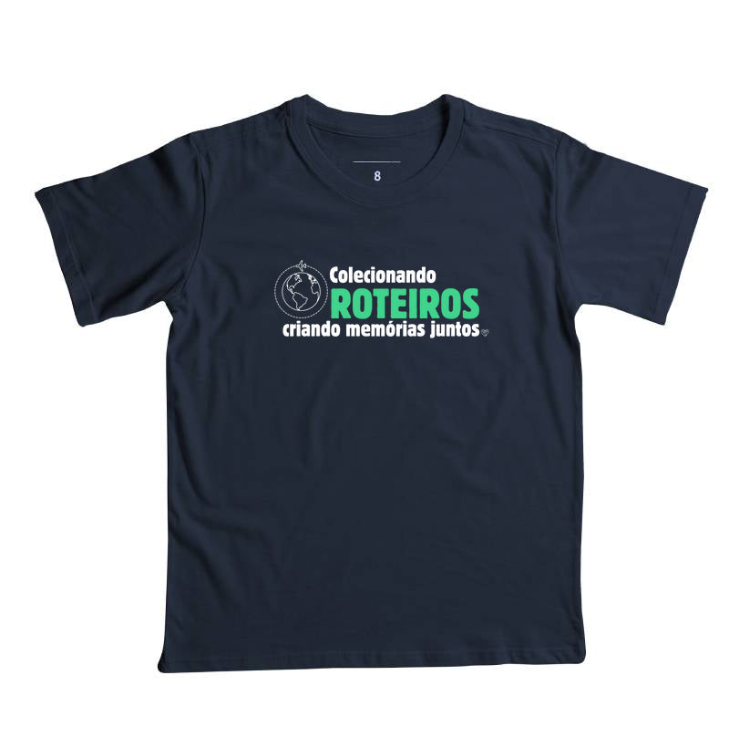 Camiseta Infantil Viagem - Colecionando Roteiros