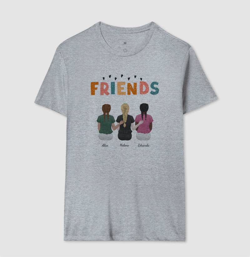 Camiseta Personalizada - Melhores Amigas