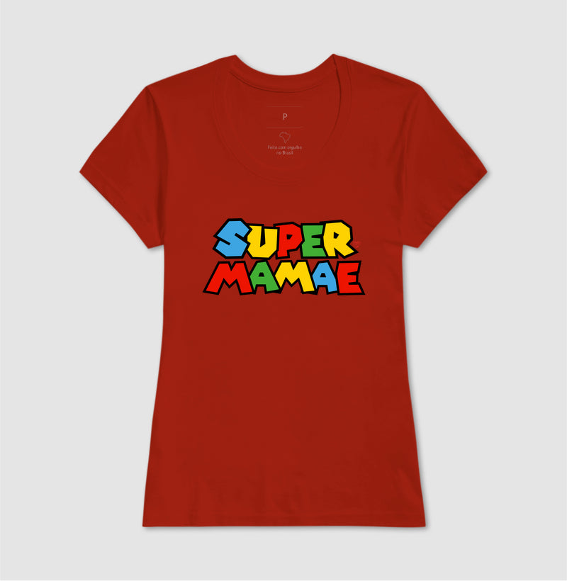 Camiseta Mãe - Super mamãe