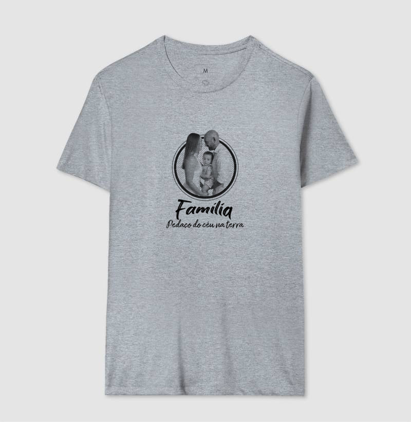 Camiseta Personalizada Família -Pedaço de Céu na Terra