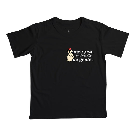 Camiseta Infantil Família Formato de Gente