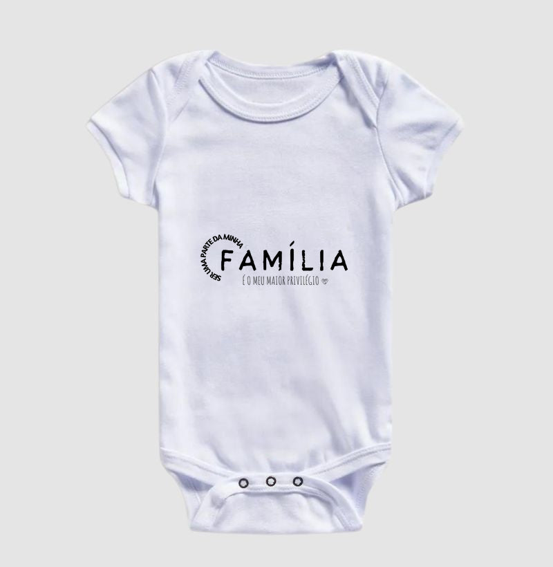 Body Infantil - Família maior Privelégio