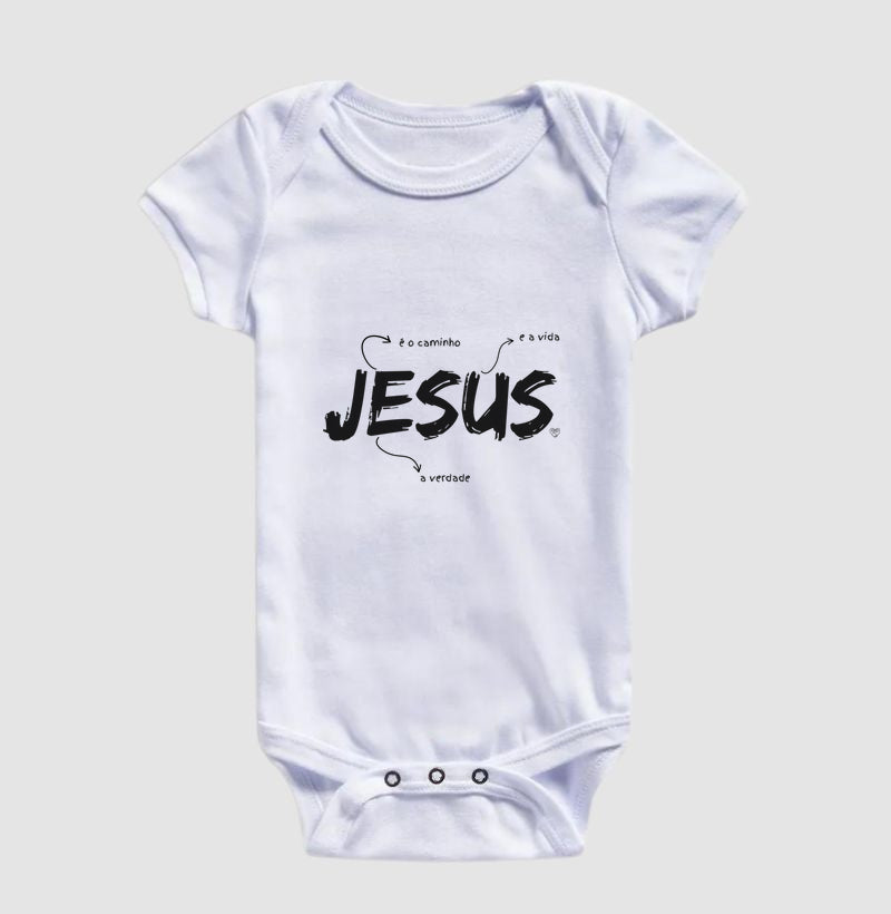 Body Infantil Jesus é o caminho, verdade e vida