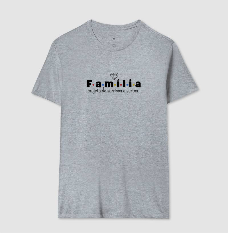 Camiseta Família - Projeto de sorrisos e caos