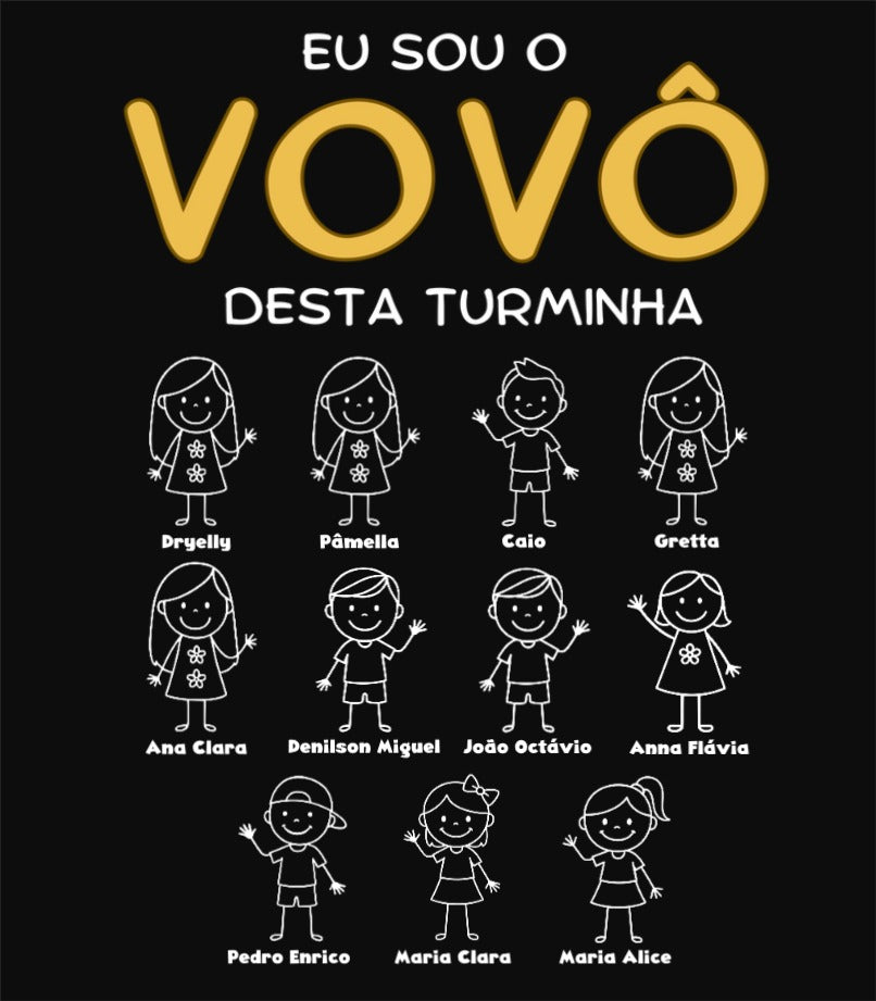 Jandira - Camiseta Preta G - Frente e Verso