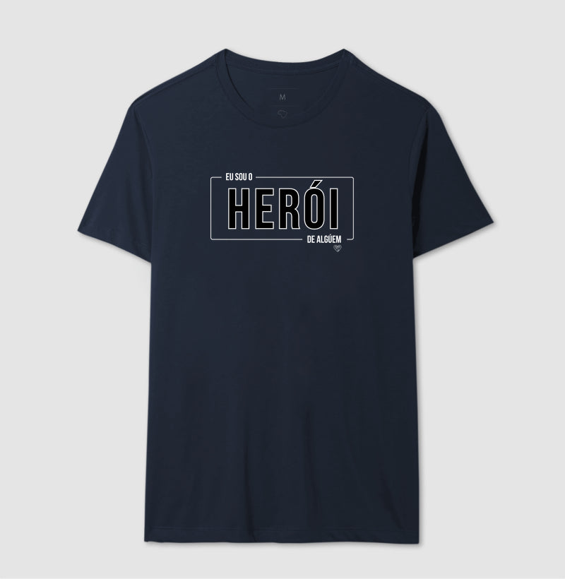 Camiseta Sou Pai e Herói de algúem