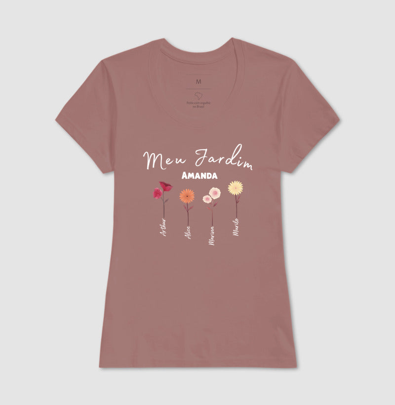Camiseta Personalizada Jardim da Mamãe