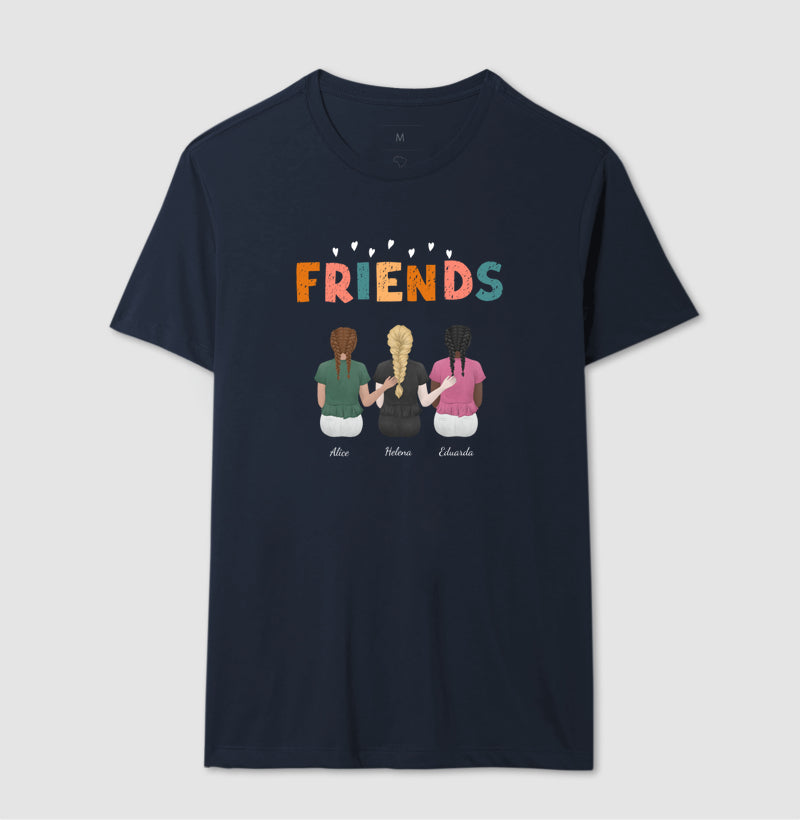 Camiseta Personalizada - Melhores Amigas