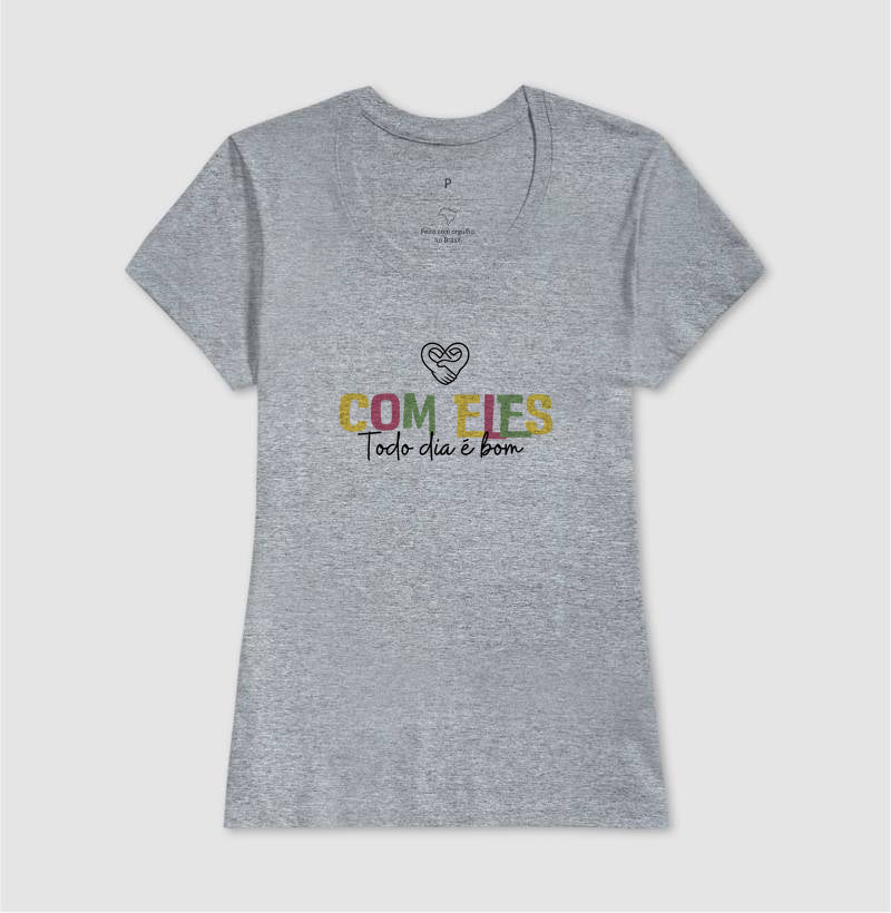 Camiseta Família - Com eles