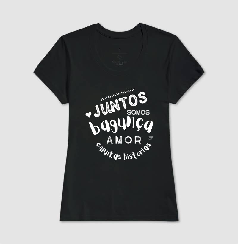 Camiseta - Família Juntos somos Bagunça