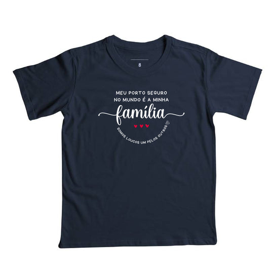 Camiseta Infantil Família Loucos um pelo outro