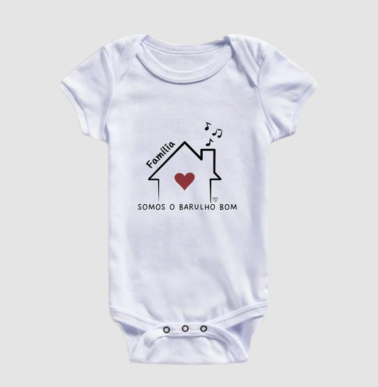 Body Infantil Família Somos o barulho bom