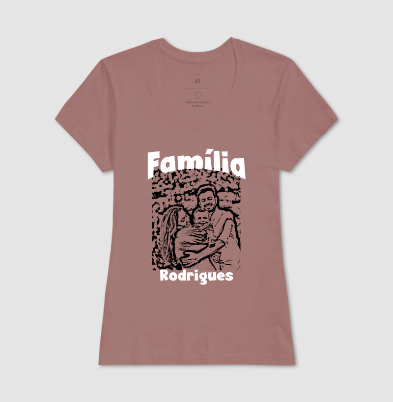 Camiseta - Retrato Família