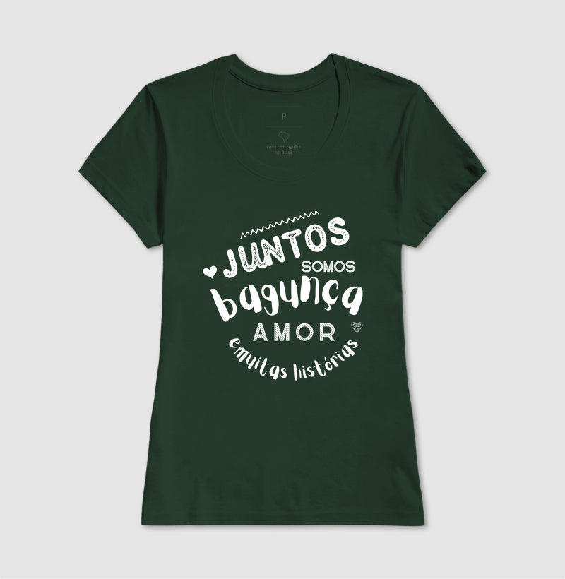Camiseta - Família Juntos somos Bagunça