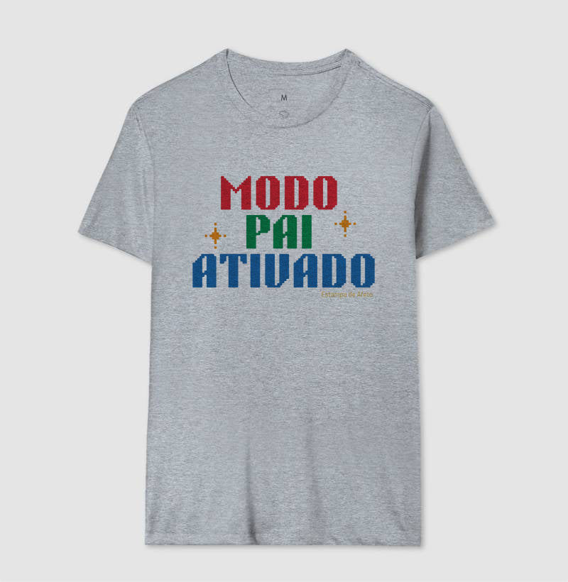 Camiseta Pai - Modo Ativado