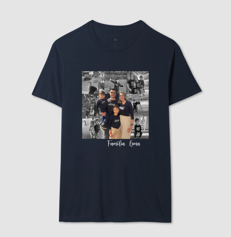 Camiseta Família - Quadrados de História