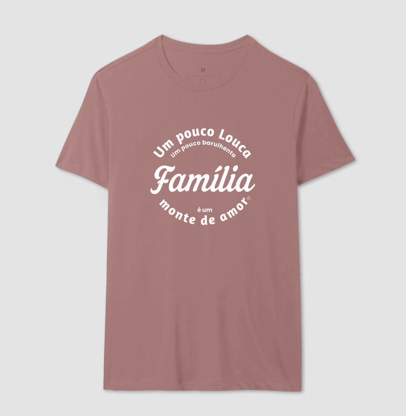 Camiseta Família - Um monte de amor