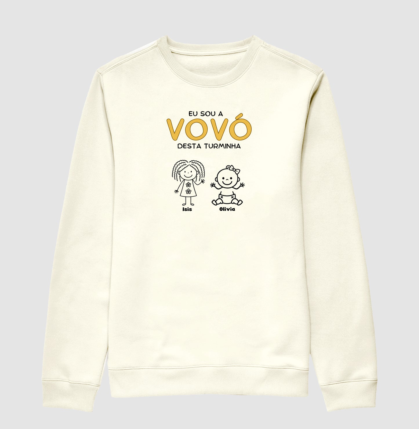 #6593 Waldete Passos SUETER OFF WHITE P