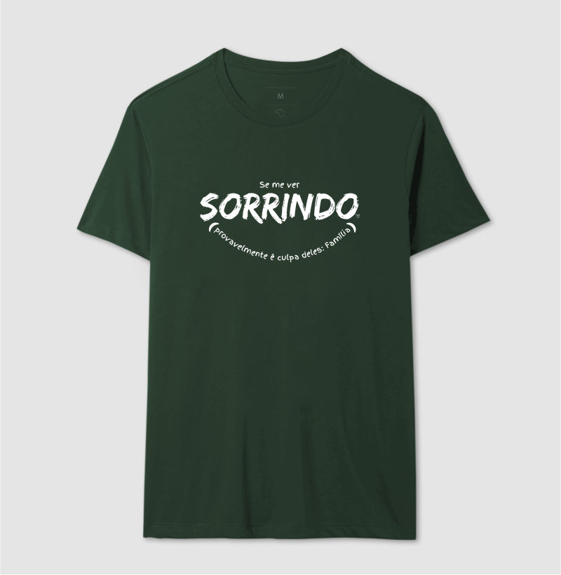 Camiseta - Se me ver sorrindo