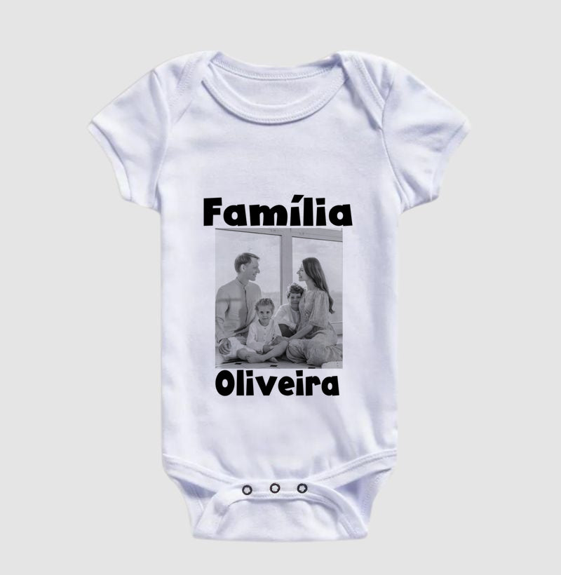 Body Infantil Família - Foto Retrato