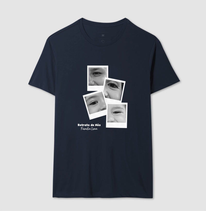 Camiseta Família - Retrato de nós