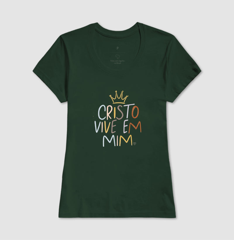 Camiseta Cristo Vive em mim