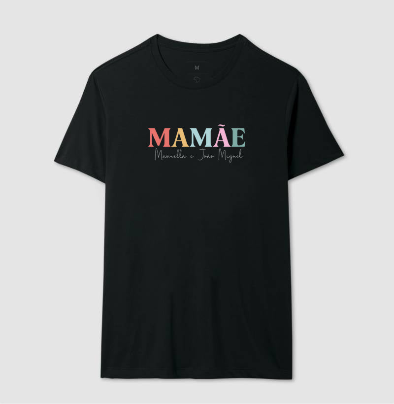 Camiseta - Mamãe colorida
